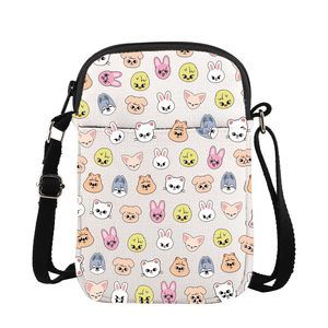 Sk-Z Crossbody Bag S-Kz O-O K-Pop Fans Gift Sk-Z Cartoon Member Shoulder Bag :'